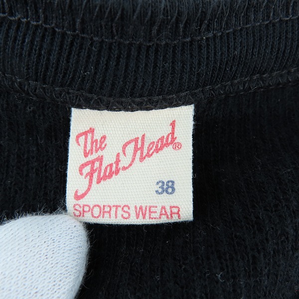 実際に弊社で買取させて頂いたThe Flat Head/フラットヘッド  ヘンリーネック サーマルカットソー  38の画像 2枚目