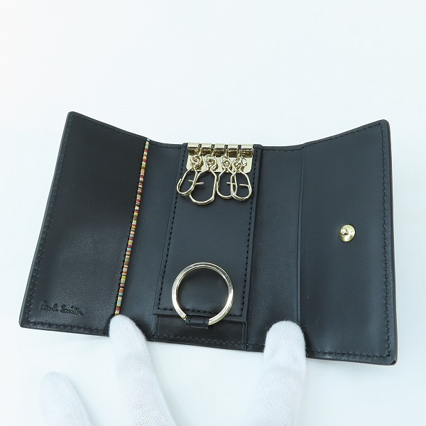 実際に弊社で買取させて頂いたPaul Smith/ポールスミス レザー 4連キーケース の画像 3枚目