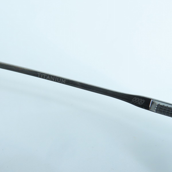 実際に弊社で買取させて頂いた999.9/フォーナインズ 逆Rヒンジ 眼鏡/メガネフレーム NPM-115の画像 6枚目