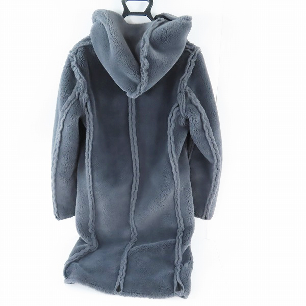 実際に弊社で買取させて頂いたNO ID.BLACK/ノーアイディー ブラック フェイクムートンリバーシブルフーデッドコート 441006-472/1の画像 3枚目