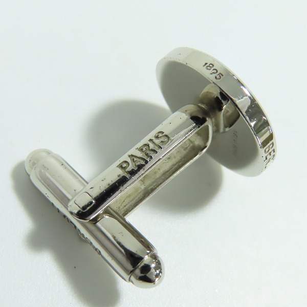 実際に弊社で買取させて頂いたBerluti/ベルルッティ ヴェネチア スクリットレザー パラジウム仕上げ カリグラフィ カフリンクスの画像 4枚目