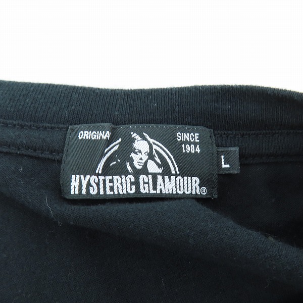 実際に弊社で買取させて頂いたHYSTERIC GLAMOUR/ヒステリックグラマー プリント Tシャツ 02183CT01 /Lの画像 2枚目