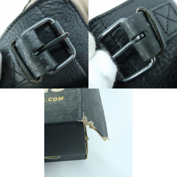 実際に弊社で買取させて頂いたYOHJI YAMAMOTO pour homme×Dr.Martens/ヨウジヤマモト×ドクターマーチン 07AW ベルトストラップブーツ 12303001/UK9の画像 7枚目