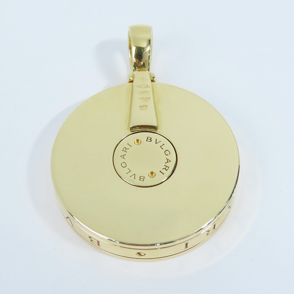 実際に弊社で買取させて頂いたBVLGARI/ブルガリ アレグラオプティカルペンダントトップ 750/K18YG×SS×シェルの画像 2枚目