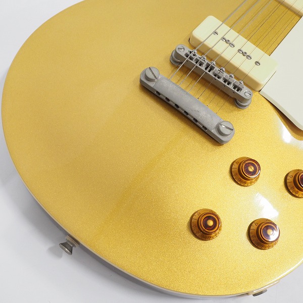 実際に弊社で買取させて頂いた★Epiphone/エピフォン Les Paul Standard '56 Gold Top/レスポールスタンダード 1956 ゴールドトップ ソフトケース付の画像 5枚目