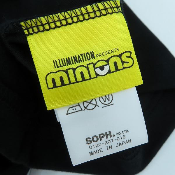 実際に弊社で買取させて頂いた【未使用】F.C.Real Bristol/エフシーレアルブリストル×ミニオンズ MINIONS TEAM EMBLEM TEE Tシャツ FCRB-240156/Lの画像 3枚目