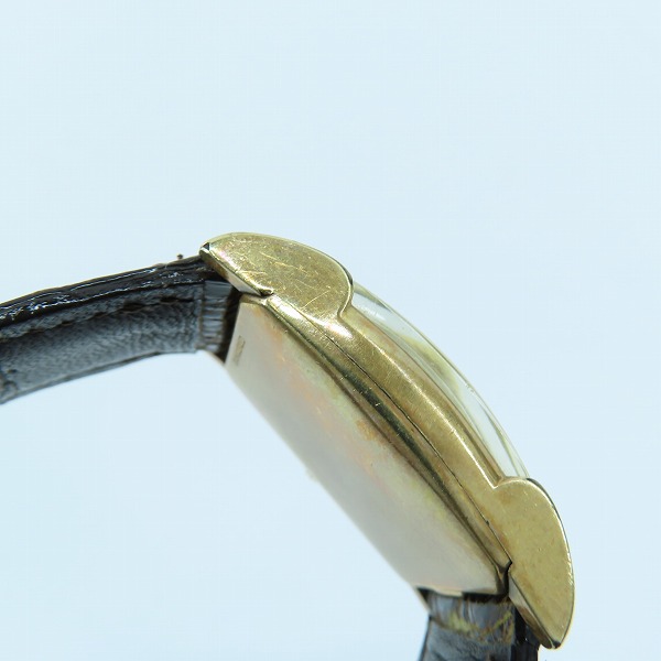 実際に弊社で買取させて頂いたElgin Deluxe/エルジン デラックス 10K ゴールド フィル 10KGF 金張り アンティーク 腕時計の画像 5枚目