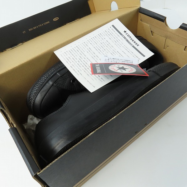 実際に弊社で買取させて頂いた【未使用】CONVERSE/コンバース ALL STAR OX/オールスター レザースニーカー 1C049/26.5の画像 7枚目