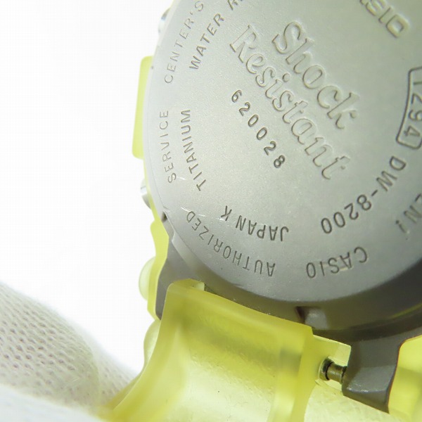 実際に弊社で買取させて頂いた【カスタム/動作未確認】G-SHOCK/Gショック 海外モデル 二代目フロッグマン DW-8200-1Bの画像 6枚目