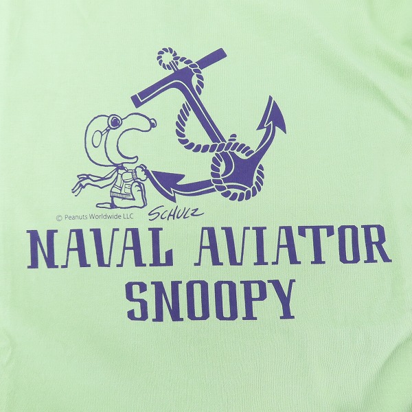 実際に弊社で買取させて頂いたBUZZ RICKSON'S/バズリクソンズ ピーナッツ/スヌーピー Tシャツ XLの画像 5枚目