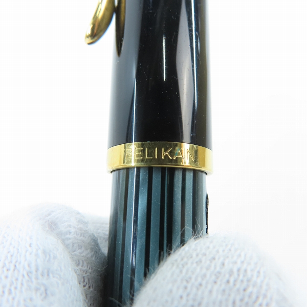 実際に弊社で買取させて頂いたPELIKAN/ペリカン SOUVERAN/スーベレーン 万年筆 ペン先14C-585-EFの画像 4枚目