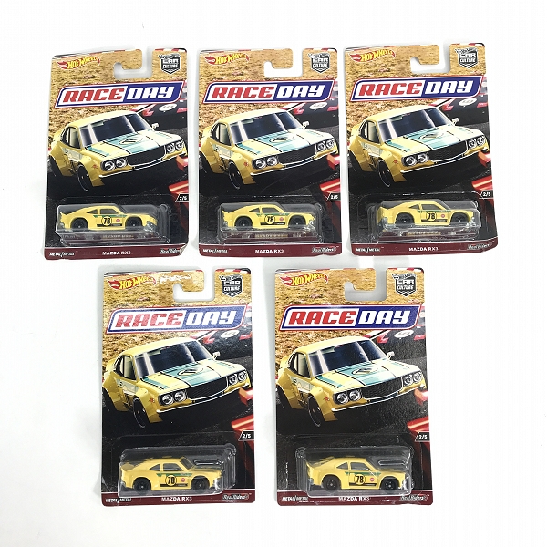実際に弊社で買取させて頂いた【おまとめ/未開封】Hot Wheels /ホットウィール CAR CULTURE RACE DAY MAZDA RX-3 ミニカー