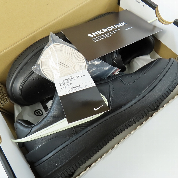 実際に弊社で買取させて頂いたNIKE×AMBUSH/ナイキ×アンブッシュ AIR FORCE 1 LOW SP/エア フォース 1 ロー スペシャル DV3464-001/26の画像 7枚目