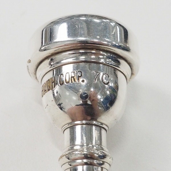 実際に弊社で買取させて頂いたVINCENT BACH/ヴィンセントバック 7C シルバー トランペット用 マウスピース の画像 2枚目