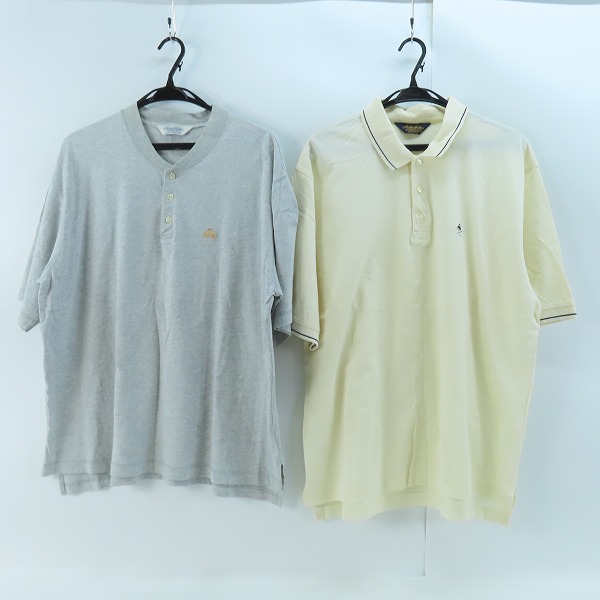 実際に弊社で買取させて頂いたBROOKS BROTHERS/ブルックスブラザーズ 半袖ポロシャツ/ヘンリーネックTシャツ 2点セット