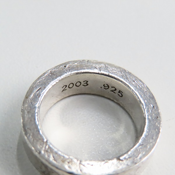 実際に弊社で買取させて頂いたCHROME HEARTS/クロムハーツ 6mmスペーサー ダガーリング 9-9.5号の画像 6枚目