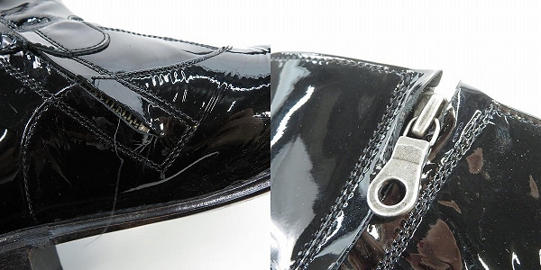 実際に弊社で買取させて頂いたalfredoBANNISTER/アルフレッドバニスター サイドジップ レザー ブーツ 5031205046/43の画像 7枚目