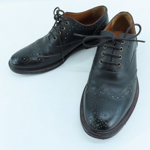 実際に弊社で買取させて頂いたalfredoBANNISTER IN/アルフレッドバニスター ウイングチップ レザーシューズ 5251301008 42