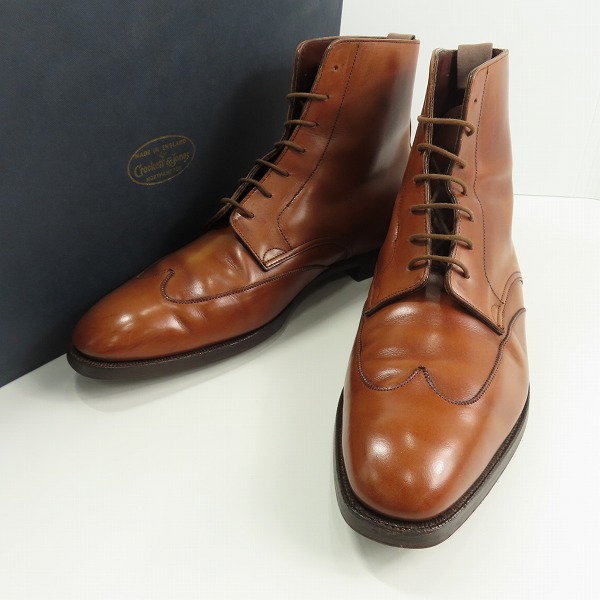 実際に弊社で買取させて頂いたCROCKETT & JONES/クロケット＆ジョーンズ Trading Post 20th記念 レースアップブーツ 5035-11B/8D