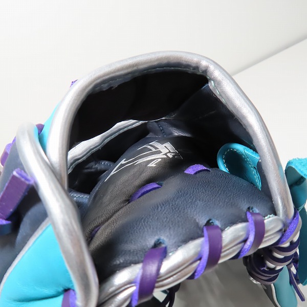 実際に弊社で買取させて頂いたRawlings/ローリングス HYPER TECH COLOR SYNC 軟式 外野手 右投げ用 グローブ GR4HTCY719の画像 4枚目