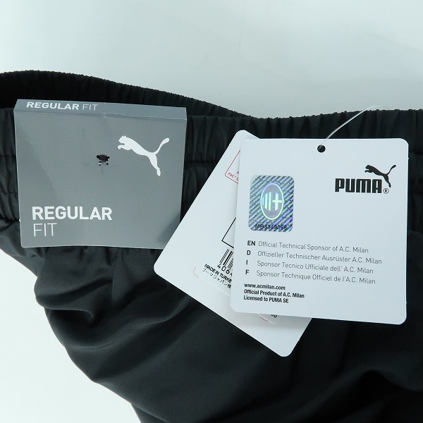 実際に弊社で買取させて頂いた【未使用】PUMA/プーマ ACミラン 21/22 FTBLHERITAGE トラックパンツ 765096-01/Lの画像 8枚目
