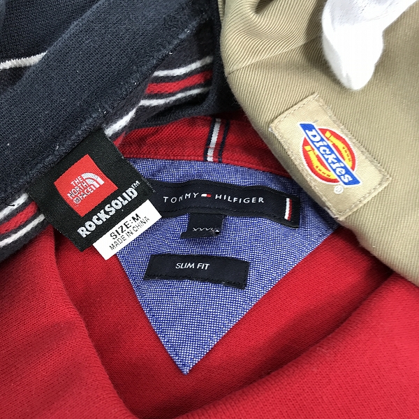 実際に弊社で買取させて頂いた【おまとめ】ノースフェイス/トミーヒルフィガー/ディッキーズ 等 Tシャツ/半袖ポロシャツ/パンツ 他の画像 1枚目