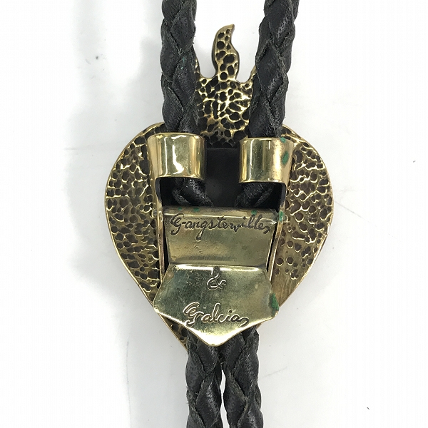 実際に弊社で買取させて頂いた(2)Gangsterville×galcia/ギャングスタービル×ガルシア TWO FACE/ダブルフェイス BOLO TIE/ボロタイ/ループタイ ブラス/真鍮の画像 2枚目