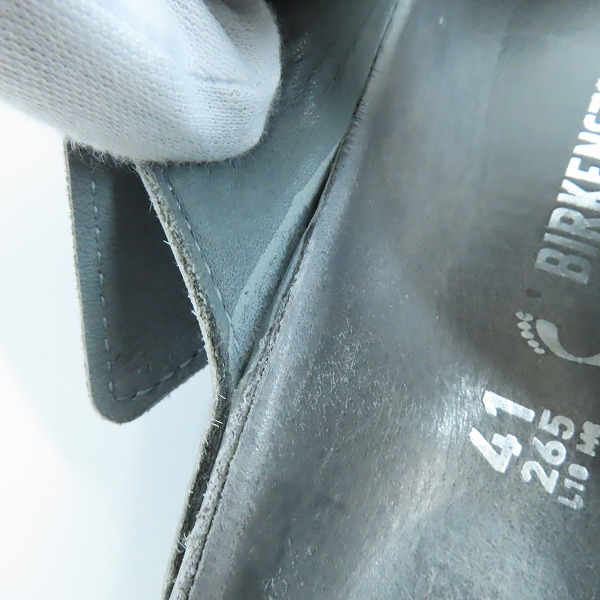 実際に弊社で買取させて頂いたRick Owens×BIRKENSTOCK/リックオウエンス×ビルケンシュトック アリゾナ ファー サンダル/26.5の画像 7枚目