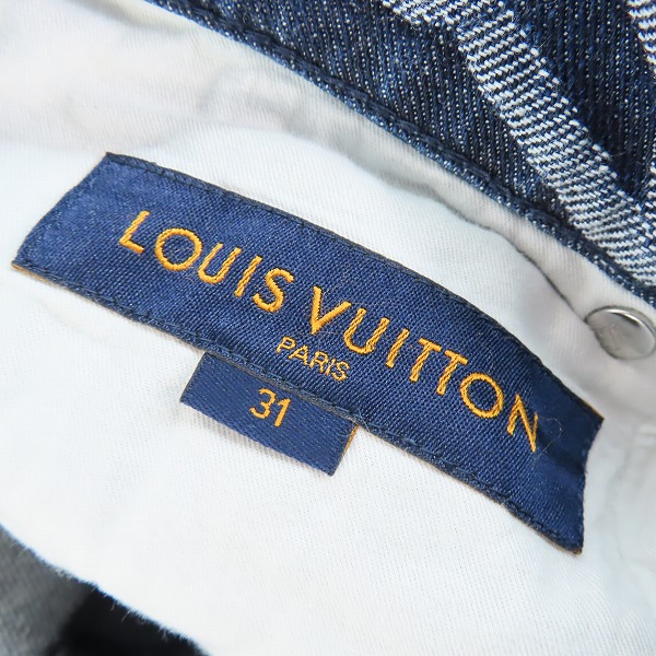 実際に弊社で買取させて頂いたLOUIS VUITTON/ルイ ヴィトン 20SS チェーン柄 デニムパンツ HID13WTXN/31の画像 3枚目