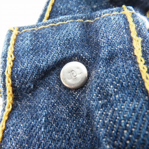 実際に弊社で買取させて頂いた(2)LEVI’S/リーバイス 71507XX/J02刻印 日本製 デニムジャケット Gジャン/38の画像 4枚目