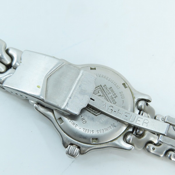実際に弊社で買取させて頂いたTAG HEUER/タグホイヤー ステンレスクォーツ/WG1213-K0【動作未確認】の画像 5枚目