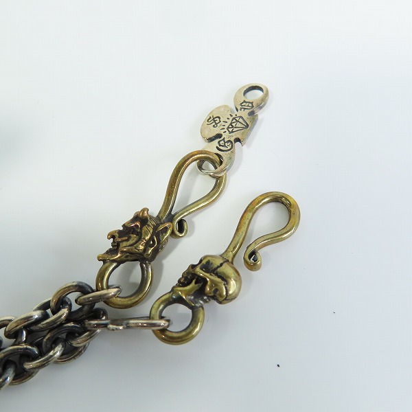 実際に弊社で買取させて頂いたGangsterville×galcia/ギャングスタービル×ガルシア DICE TOP/CHIAN SET/ダイス ネックレスの画像 4枚目