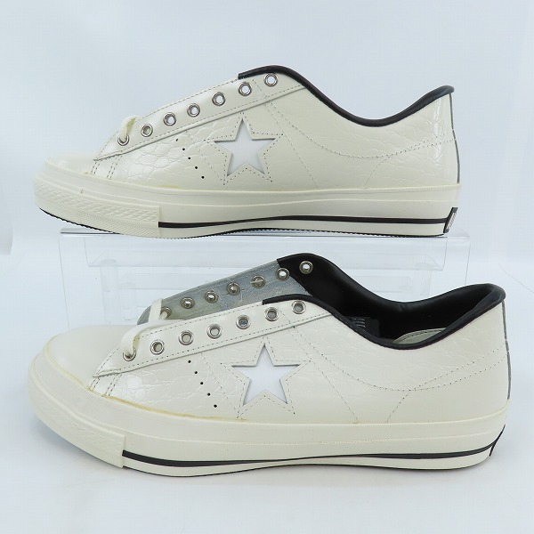実際に弊社で買取させて頂いた【未使用】CONVERSE/コンバース One Star CR Ox White ワンスター/10.5の画像 3枚目