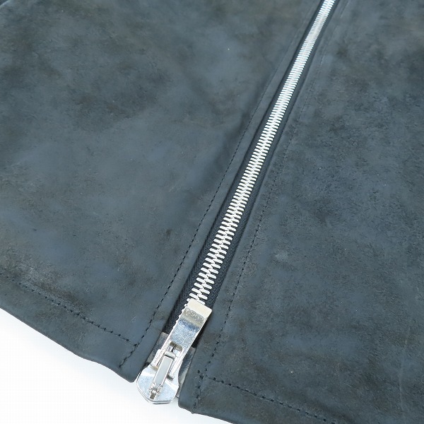 実際に弊社で買取させて頂いたincarnation/インカネーション ホースハイド/馬革 バック スキン 2ジップ ブルゾン ジャケットの画像 6枚目
