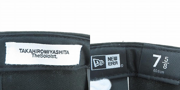 実際に弊社で買取させて頂いたNeedles × NEW ERA × TAKAHIRO MIYASHITA The Soloist/ニードルス×ニューエラ×ソロイスト ロゴ刺繡キャップ 59FIFTY 7-5/8の画像 6枚目