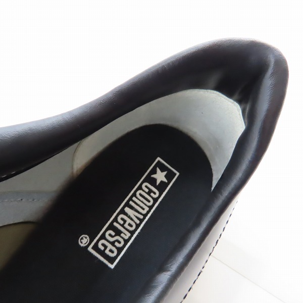 実際に弊社で買取させて頂いた【未使用】CONVERSE/コンバース ONE STAR USED OX ブラック/9.5の画像 4枚目