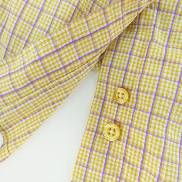 実際に弊社で買取させて頂いたETRO/エトロ レディース チェック柄シャツ 44の画像 5枚目