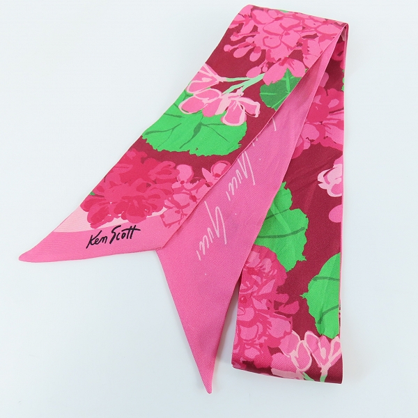 実際に弊社で買取させて頂いたGUCCI/グッチ Ken Scott フローラル  スカーフ/ミッツァ