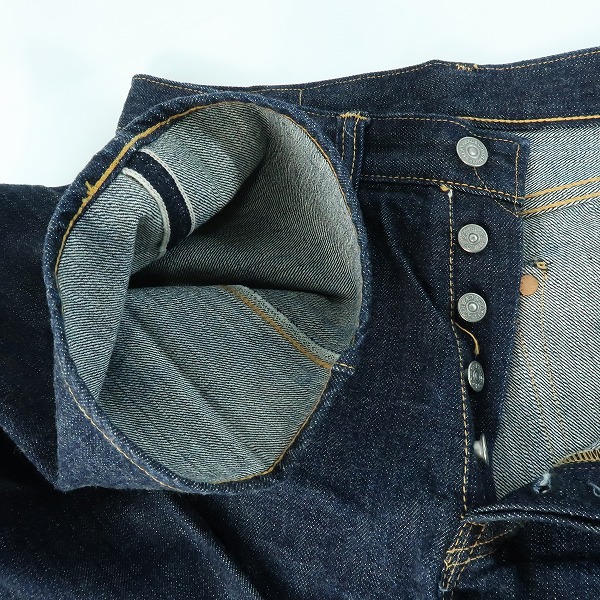 実際に弊社で買取させて頂いたTHE FLAT HEAD/フラットヘッド 10周年記念モデル デニムパンツ Lot.5100XX/30の画像 4枚目