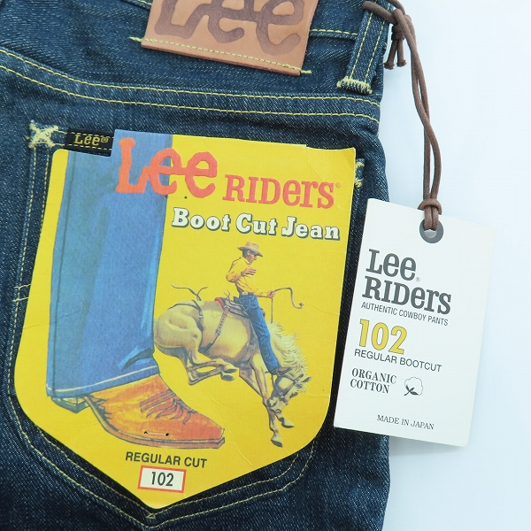 実際に弊社で買取させて頂いた【未使用】Lee/リー Lot.102 ブーツカット デニムパンツ LM5102 /W28L34の画像 3枚目