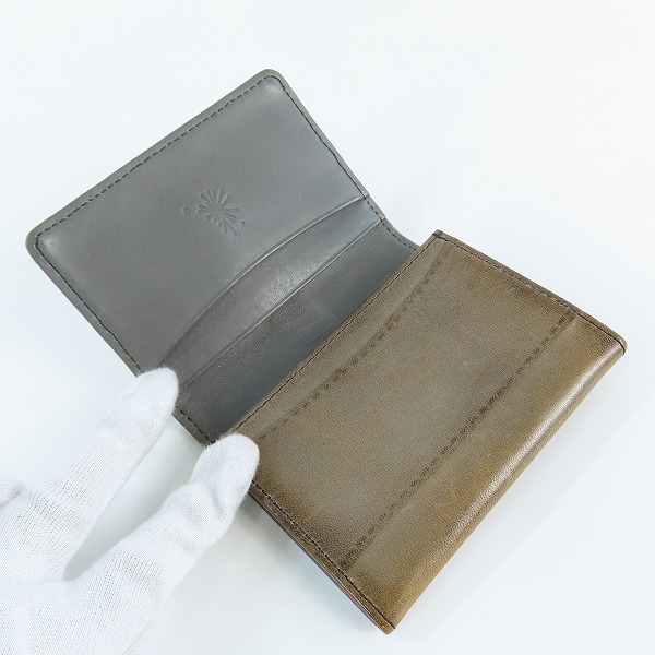 実際に弊社で買取させて頂いたMIHARA YASUHIRO/ミハラヤスヒロ あぶり出し 小銭入れ/カードケースの画像 3枚目