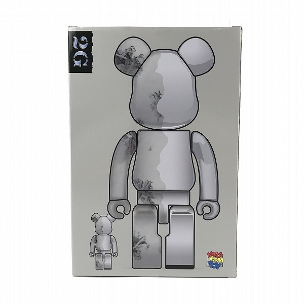 実際に弊社で買取させて頂いた【未開封】BE@RBRICK/ベアブリック SORAYAMA × DANIEL ARSHAM/空山基/ソラヤマ×ダニエル・アーシャム 100％&400％の画像 2枚目