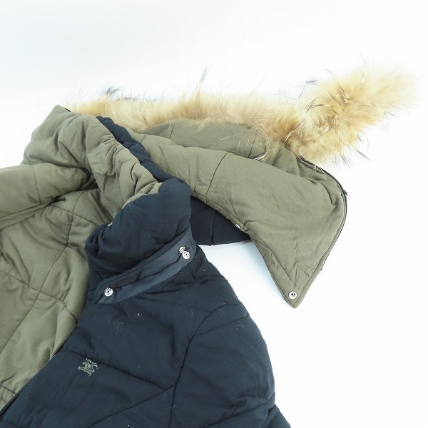 実際に弊社で買取させて頂いたBURBERRY BLUE LABEL/バーバリー ブルーレーベル リバーシブル 中綿ジャケット E1F30-239-09/38の画像 6枚目