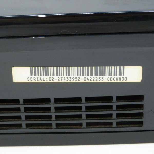 実際に弊社で買取させて頂いた SONY/ソニー PlayStation3/プレイステーション3/PS3 40GB 本体 CECHH00 クリア・ブラック【簡易動作確認済】 の画像 3枚目