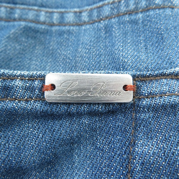 実際に弊社で買取させて頂いたLoro Piana/ロロピアーナ イタリア製 ストレートデニムパンツ /29の画像 2枚目