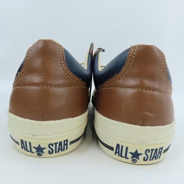 実際に弊社で買取させて頂いた【未使用】CONVERSE/コンバース ONE STAR ワンスター REFIN OX 日本製 NVY/BRW/YELLOW/9.5の画像 1枚目