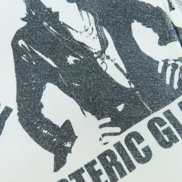実際に弊社で買取させて頂いたHYSTERIC GLAMOUR/ヒステリックグラマー スウェット地 ダブルライダース ジャケット 4CJ-0713/Lの画像 8枚目