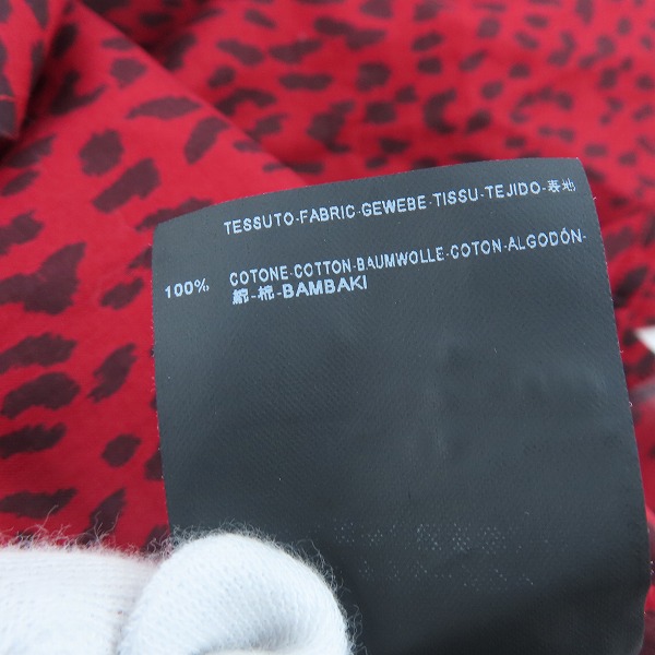 実際に弊社で買取させて頂いた【JPタグ】SAINT LAURENT PARIS/サンローランパリ レオパード シャツ/319540 YVP36/39の画像 5枚目