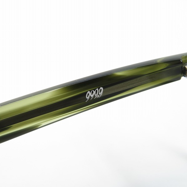 実際に弊社で買取させて頂いた999.9/フォーナインズ メガネフレーム/アイウェア NP-601の画像 4枚目