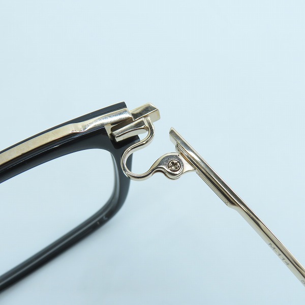 実際に弊社で買取させて頂いた999.9/フォーナインズ チタニウム コンビ アイウエア/メガネフレーム M-114の画像 4枚目